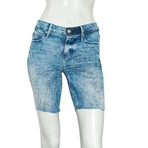RtA Women's the Rivera Blue Toure Jean Shorts size 24 Made in USA